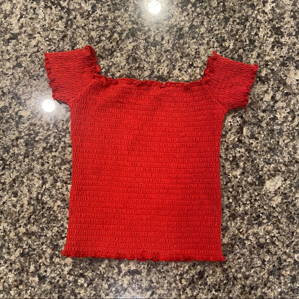 hollister off-the-shoulder top